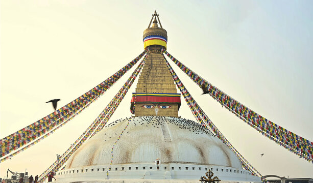 Boudhanath Stupa in Kathmandu Nepal