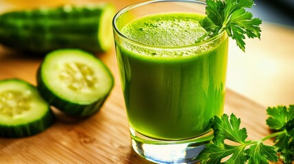 Refreshing cucumber juice recipe kitchen beverage home close-up healthy lifestyle tips
