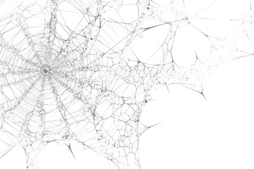 Spiderweb with intricate patterns for halloween decor