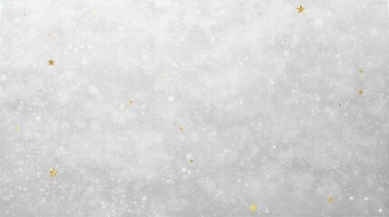 Soft Grey Winter Background With Gold Stars For Holiday, Festive, And Christmas Themes
