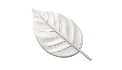Shiny metallic leaf detail with prominent veins and serrated edges
