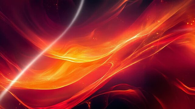 Abstract fire energy flowing red yellow pattern