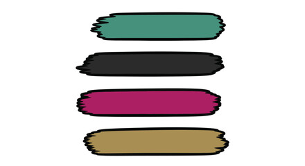 Brush strokes vector illustration design element art graphic vector