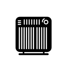 Modern Electric Heater Vector Illustration