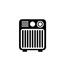 Portable Room Heater Vector Design