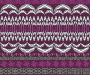 vector seamless pattern with paisley