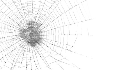 Cracked glass with a spiderweb pattern