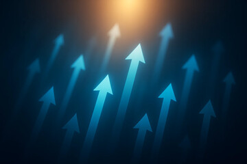 Momentum Rise – Abstract Arrows in Motion Blur