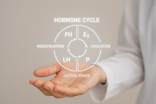 Hormone cycle is crucial aspect of medical understanding, illustrating interplay between various phases such as menstruation and ovulation. This diagram highlights essential components of hormonal