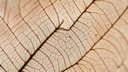 Delicate leaf veins