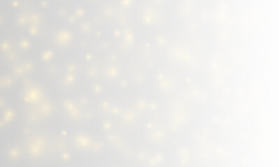 Sparkling golden particles float like magical fairy dust with glowing accents all around. Ideal for festive or space-themed backgrounds. PNG transparent background ensures versatility.