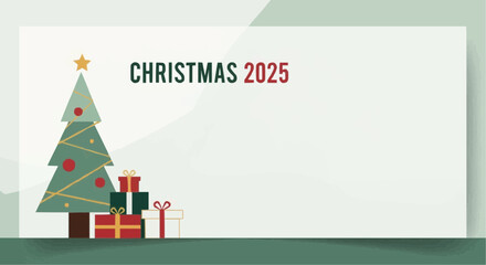 2025 Vector banner advertisement