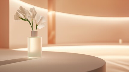 Beauty theme fragrance collection displayed elegantly, curated to fit a sophisticated aesthetic.