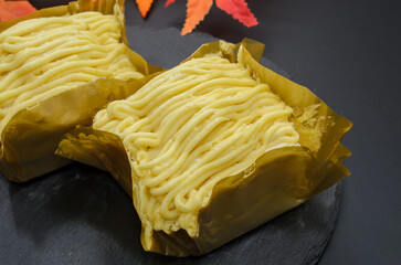 秋の味覚はやっぱりモンブラン