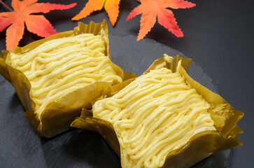 秋の味覚はやっぱりモンブラン