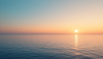 Clean Sunrise Gradient Background with Copy Space