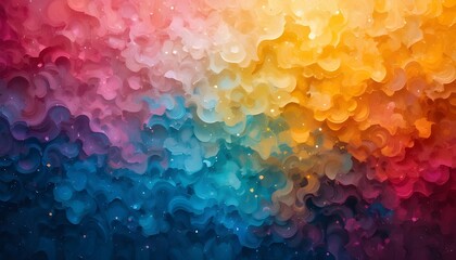 Summer Abstract Background with Colorful Pattern