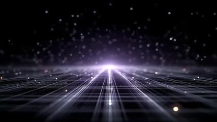 Data Network Light Converges Future Technology - Powered by Adobe