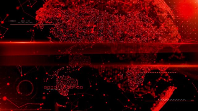 Breaking News intro 3D rendering background is perfect News studio. Worldwide Loading Screens. 3D 4K loop animation for news report page animation.