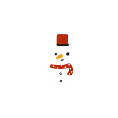 Snowman illustrations for easy decorating anythings. Christmas Day Happy new year.	