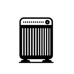 Modern Electric Heater Vector Illustration
