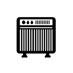 Electric Space Heater Vector Illustration