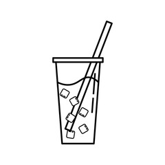 drink icon on white background
