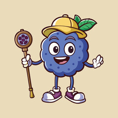 huckleberry cartoon fruit