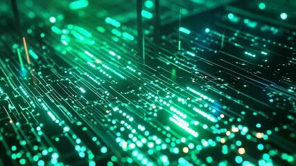 Digital circuit board transferring big data information processing - Powered by Adobe