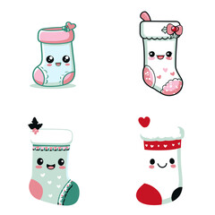 Charming Christmas Stockings A Collection of Kawaii Holiday Cheer.