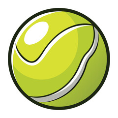Tennis Ball Cartoon