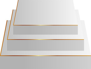 white cylinder podium with soft light for clean presentation scene