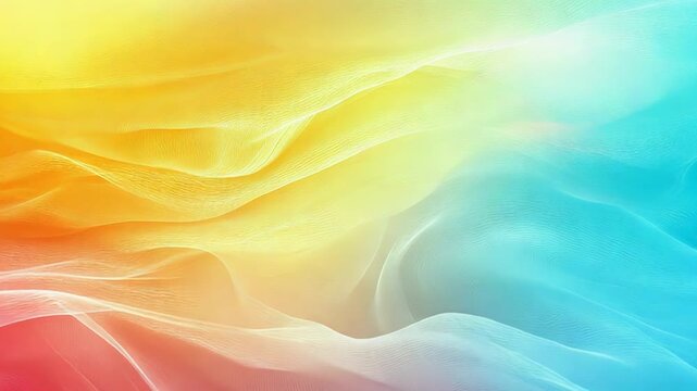Abstract pastel gradient background creating flowing colorful waves