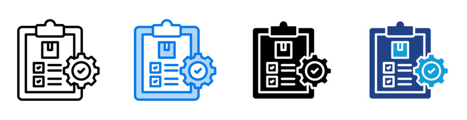 Compliance icon set multiple style collection