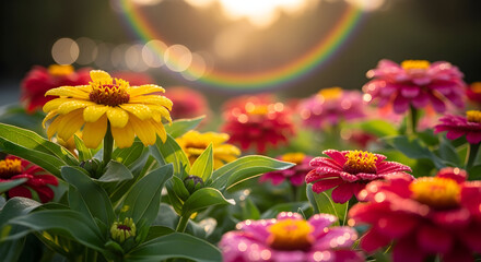 pink tulip flower'tulips in the park'flowers in the garden'silhouette of a young couple in a field