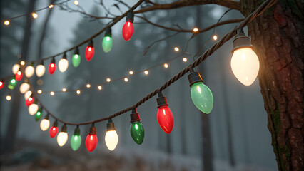 christmas Tree lights String of christmas lights