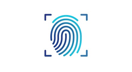 Fingerprint biometric identification technology for security and access control.