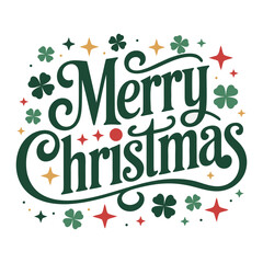 Merry Christmas Typography Bundle | Holiday Lettering Designs | Festive Greeting Text Art | Christmas Quote SVG