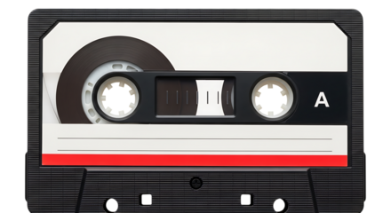 Retro audio cassette tape