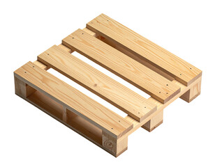 Light wood pallet dimensional top view