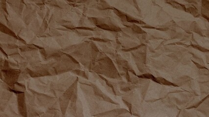 Animated antique white vintage empty crumpled paper background, realistic folded note sheet texture stop motion, blank crushed page effect, back to school study backdrop animation, old business idea d