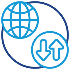Data Exchange Icon