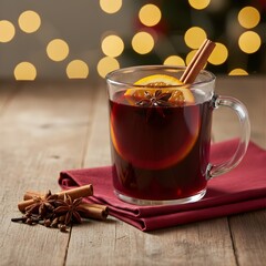 Warm Winter Drink – Mulled Red Wine with Star Anise and Cinnamon 