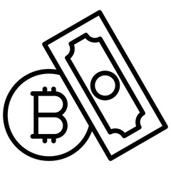 Crypto Money Icon