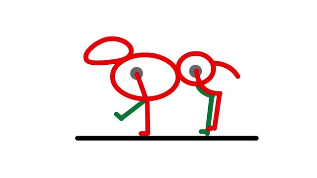 Animal walking cycle