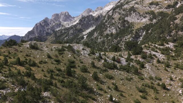 Fly with me along the Albanian mountain scene during Summer and early Autumn season and develop the new Balkan hike trails