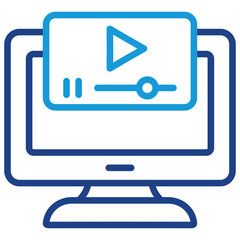 Fototapeta premium Video Player Icon