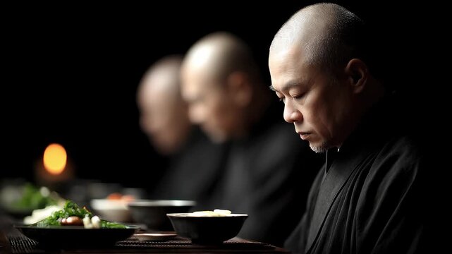 Tranquil Dinner in a Tang Dynasty Monastic Fasting Ritual