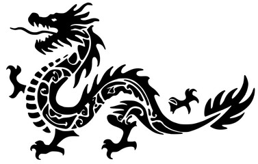 Naklejka premium dragon vector illustration