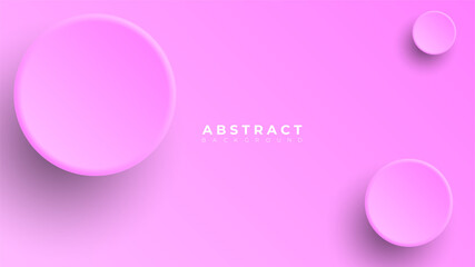 Modern neumorphism abstract background. Gradient background with neumorphism circles. Minimal abstract clean paper 3d design template. Circular neumorphic frame banner. Realistic paper surface. Vector
